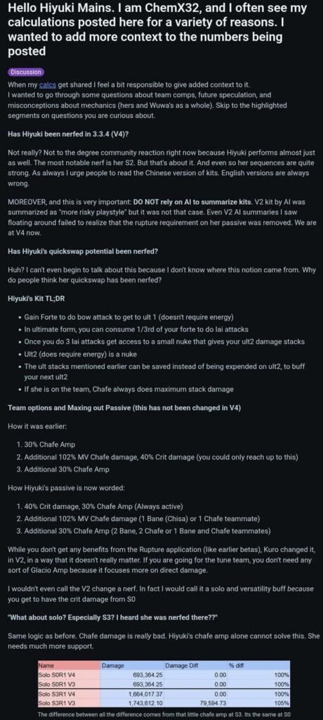 誤った情報が出回っているようであるため、Chem が Hiyuki キットの最新の変更点について投稿しました。