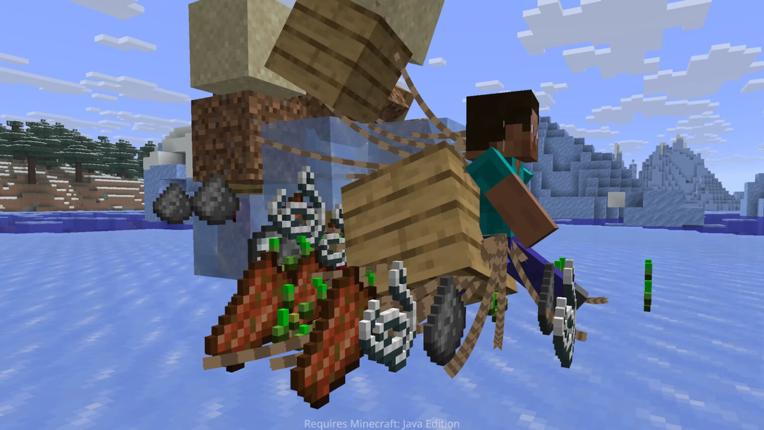 『マインクラフト』まさかの「インベントリ」廃止で全アイテム“直置き”に。ブロックごろごろ、やたら気合の入った恒例エイプリルフールアプデ - AUTOMATON