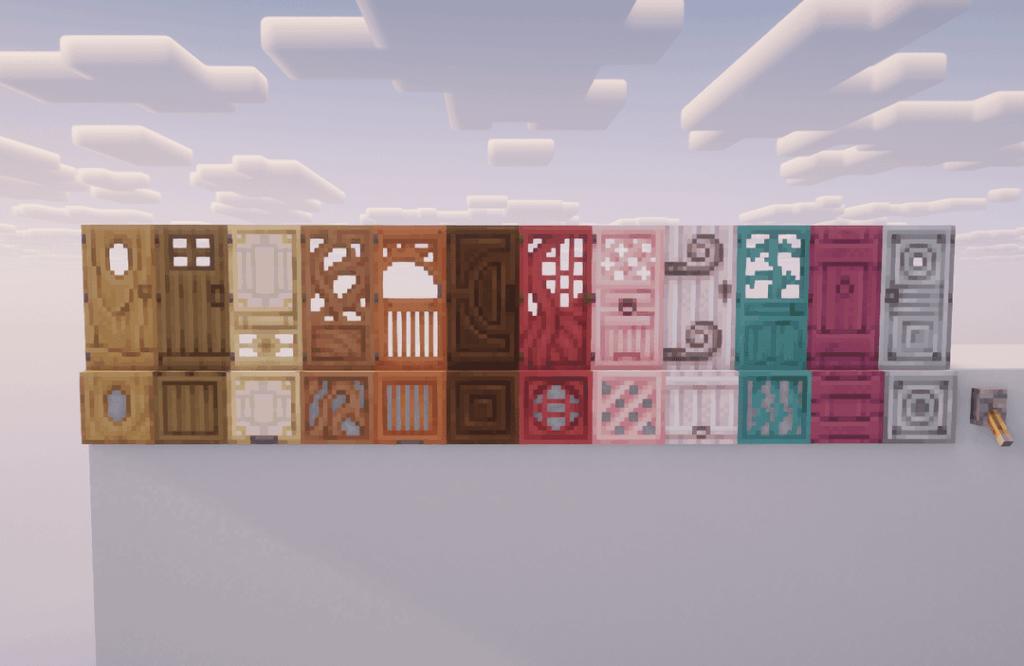 テクスチャ パックのドアを再設計しました。