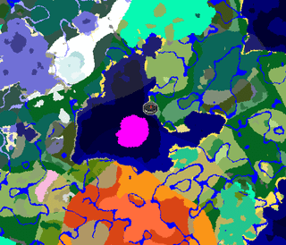 キノコ島基地のあるすべてのバイオームの海岸線