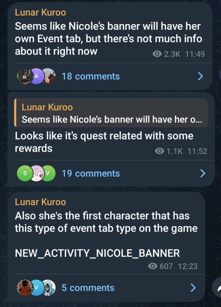 ニコールのバナーに関する詳細は黒尾経由