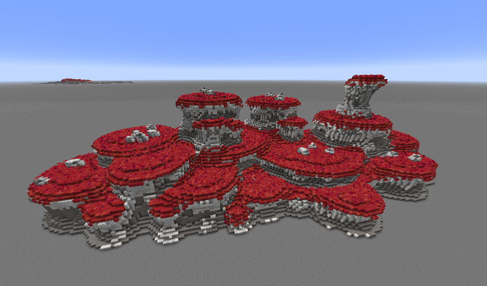 夢で見た新しい地形を作ってみた