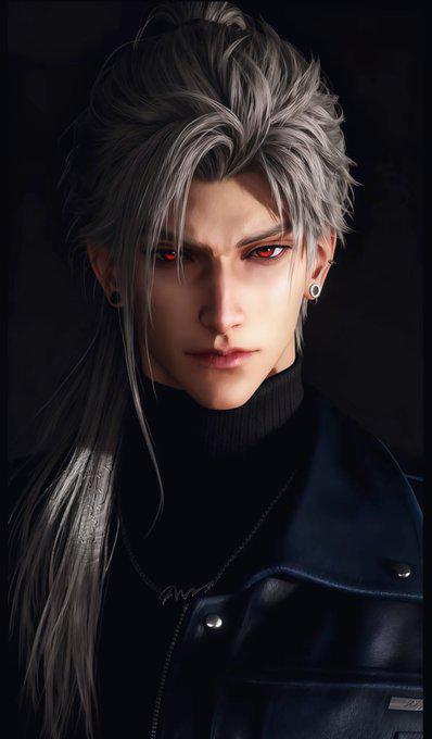 高めのポニーテールを持つサイラス...