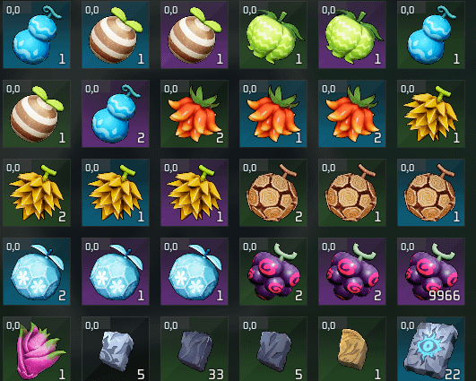 アドバイスを求めています: 各要素に最適なエンドゲーム スキル フルーツはありますか?