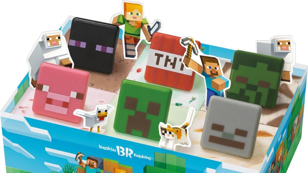 サーティワンで『マインクラフト』アイスクリームケーキが7月17日より発売。クリーパーやブタ、ゾンビなど四角だらけのアイスが登場 | ゲーム・エンタメ最新情報のファミ通.com