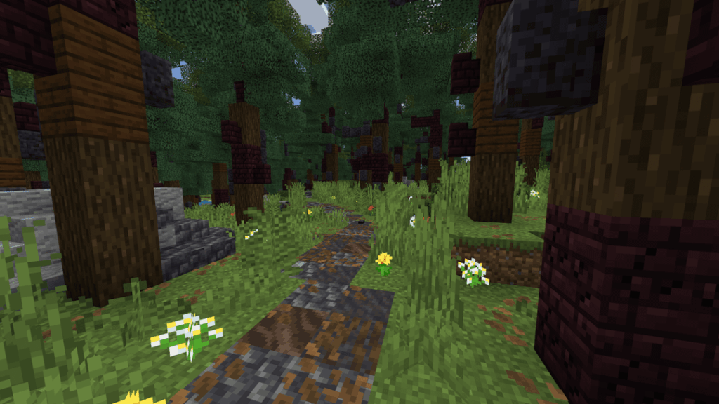 手作りの森を一人で作りました