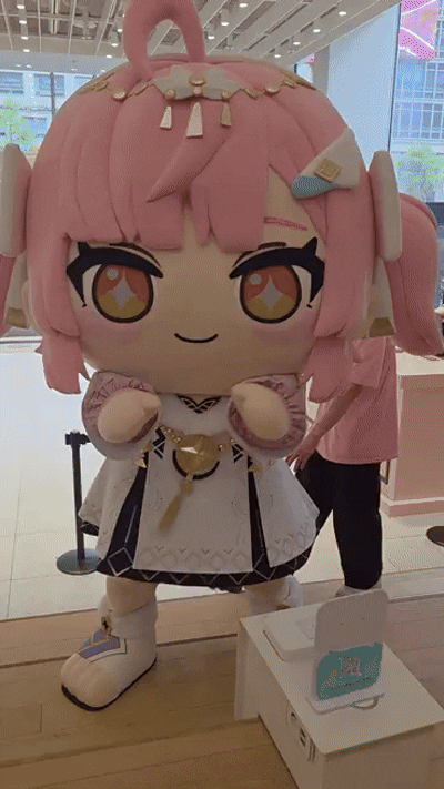 小さなアメマスのマスコット