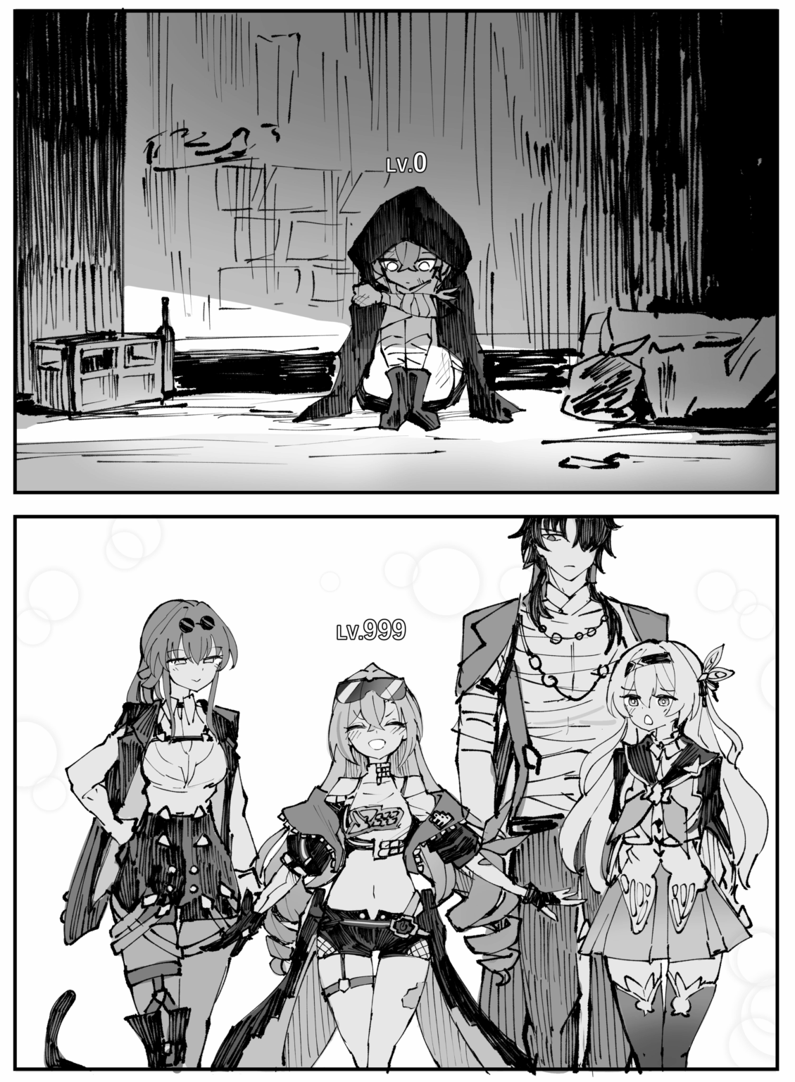 シルバーウルフ LV.0 ～ シルバーウルフ LV.999 by @6sakuu