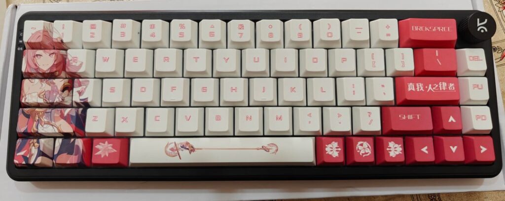 エリシアのキーキャップをプレゼントします。