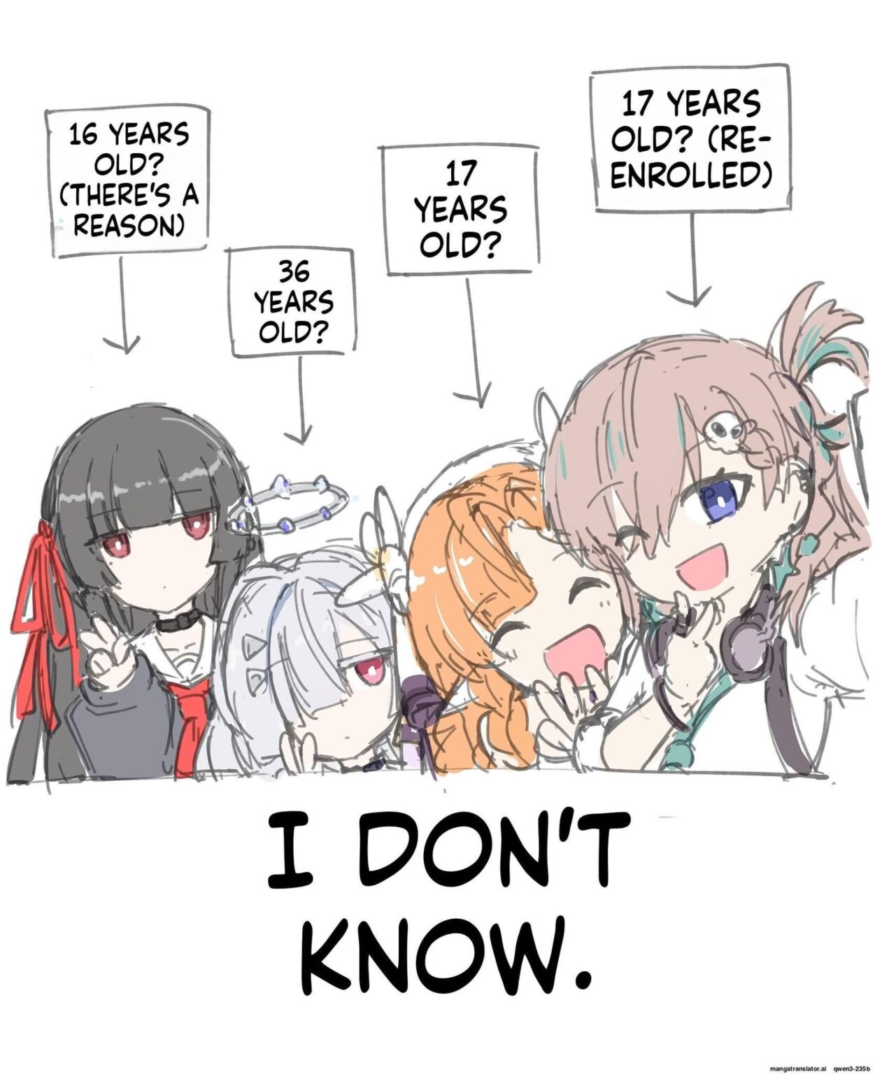 うーん、年齢は?@tenehiao