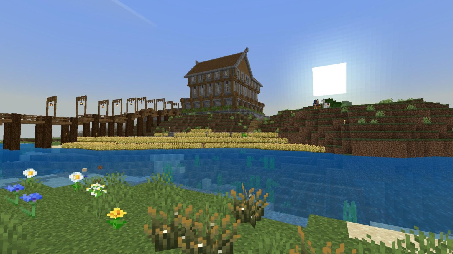 現在のMinecraftの拠点