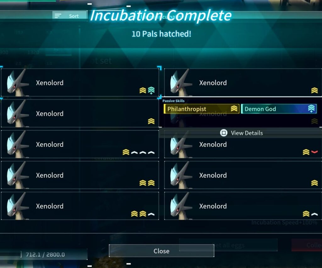 うーん、卵は 3578 個しか取れなかった