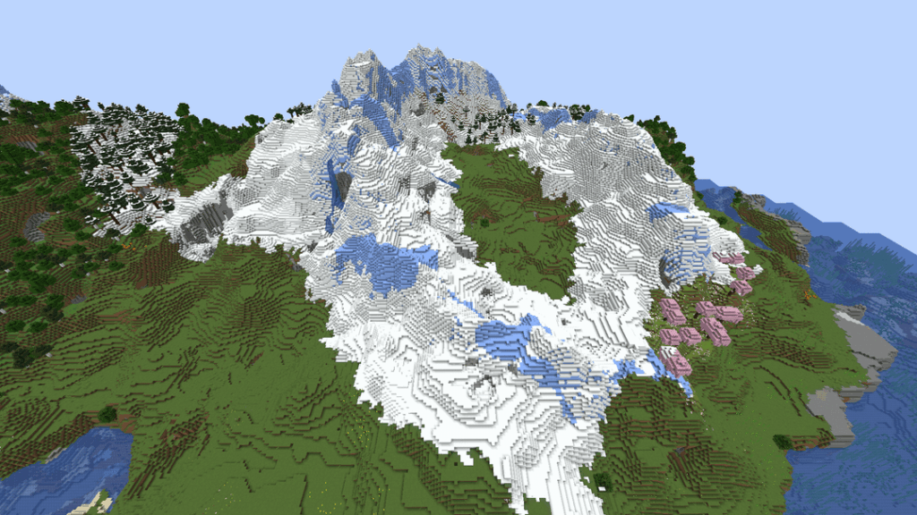 スポーン時の小さな山環