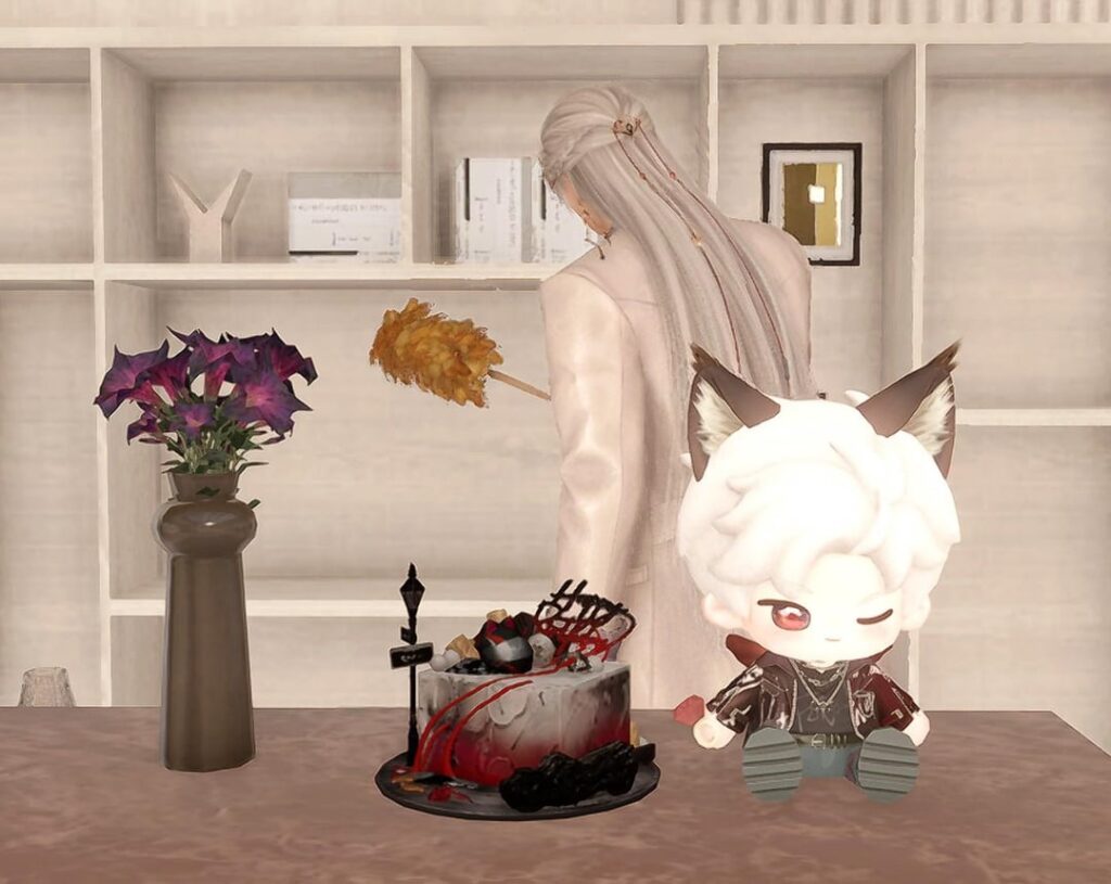 彼は自分の誕生日にとても興奮していたので、掃除を始めました:')