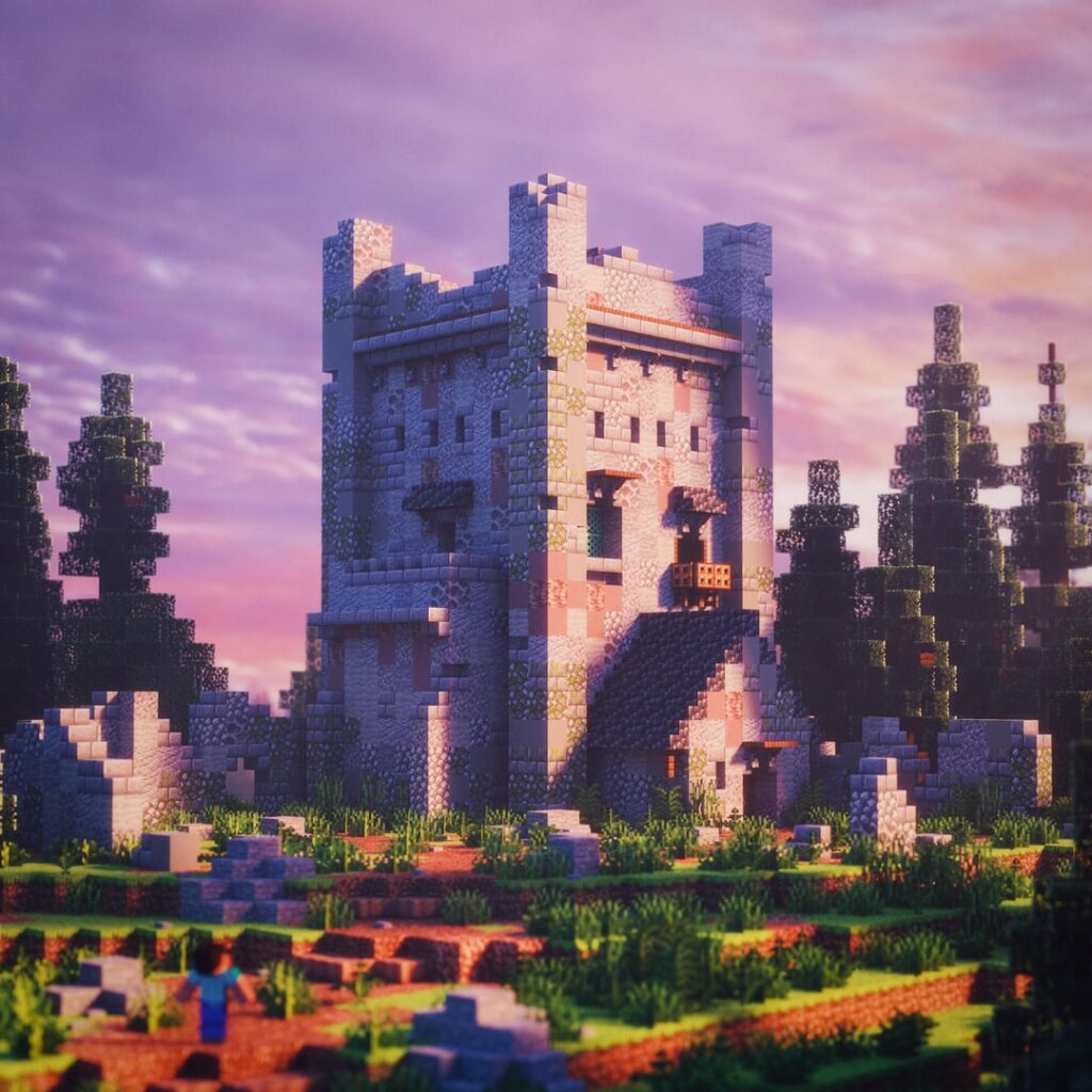 小さな荒廃した砦