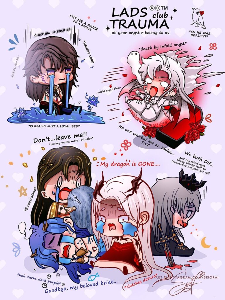 LADS トラウマ コミック - ケイレブの 3 番目の神話 (私によるアート) を含むように更新されました