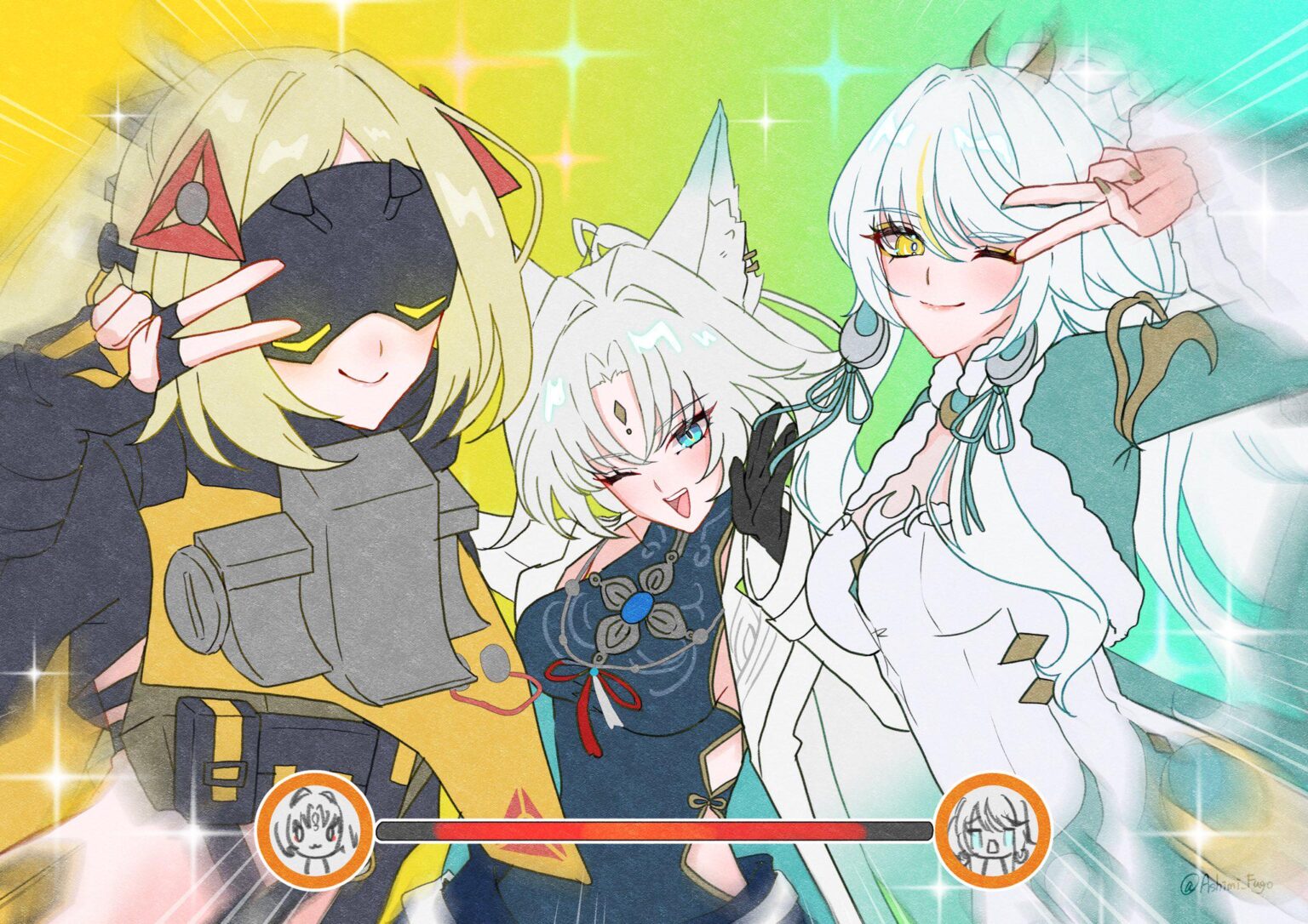 おばちゃんチェーンアタック (@Ashimi_Fugo)