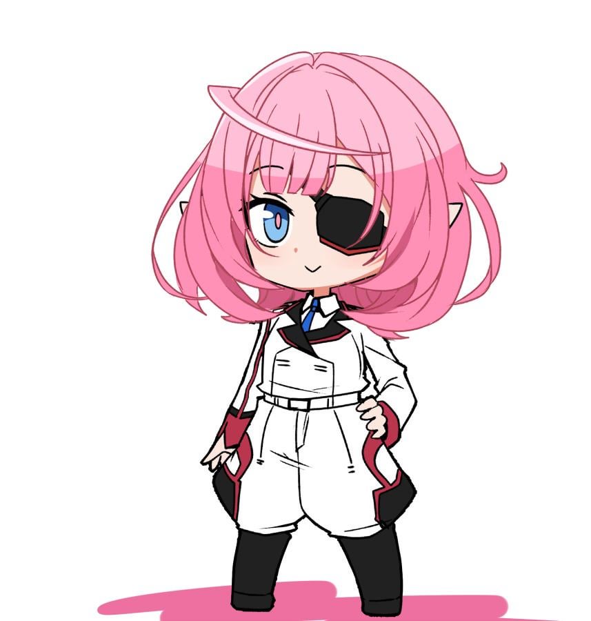 (同じ声優は井上麻里奈) ラウラ・ボーデヴィッヒ (インフィニット・ストラトス) の衣装を着たエリシア (ホンカイ・インパクト) by nabeiro kin (@golden_nabe)