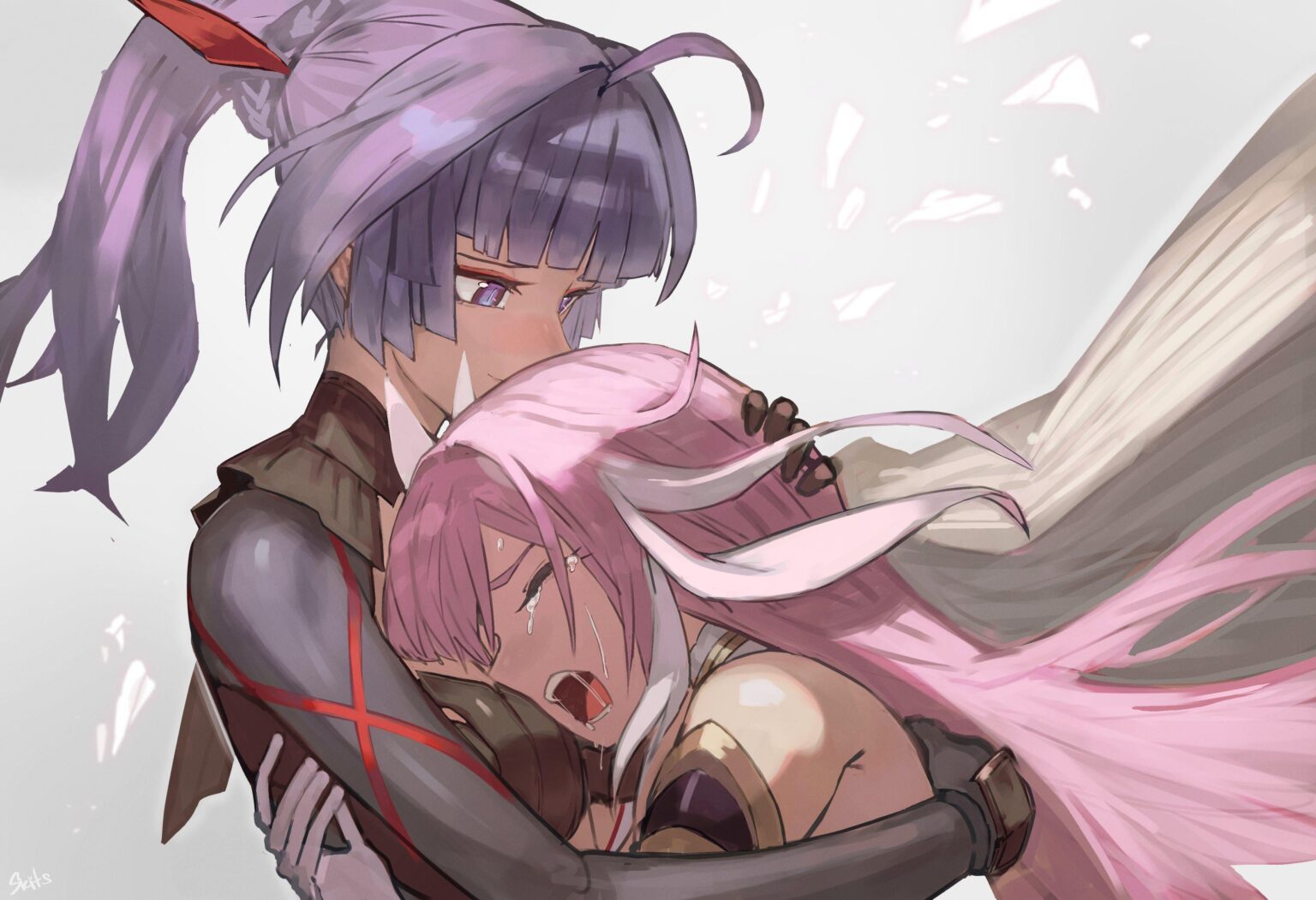 彼女は泣くことができるただの人間です。