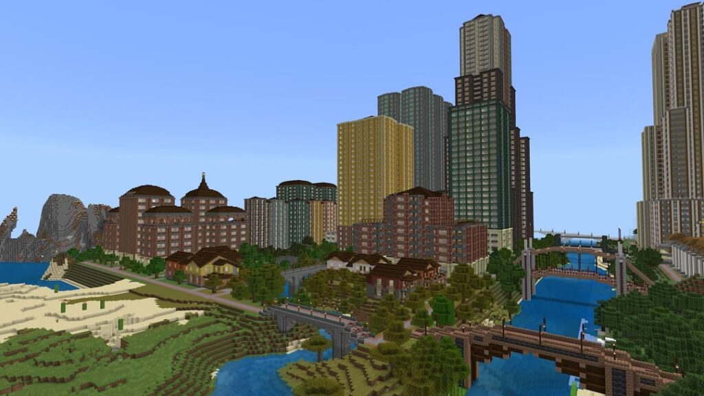 私の街の北方への拡大