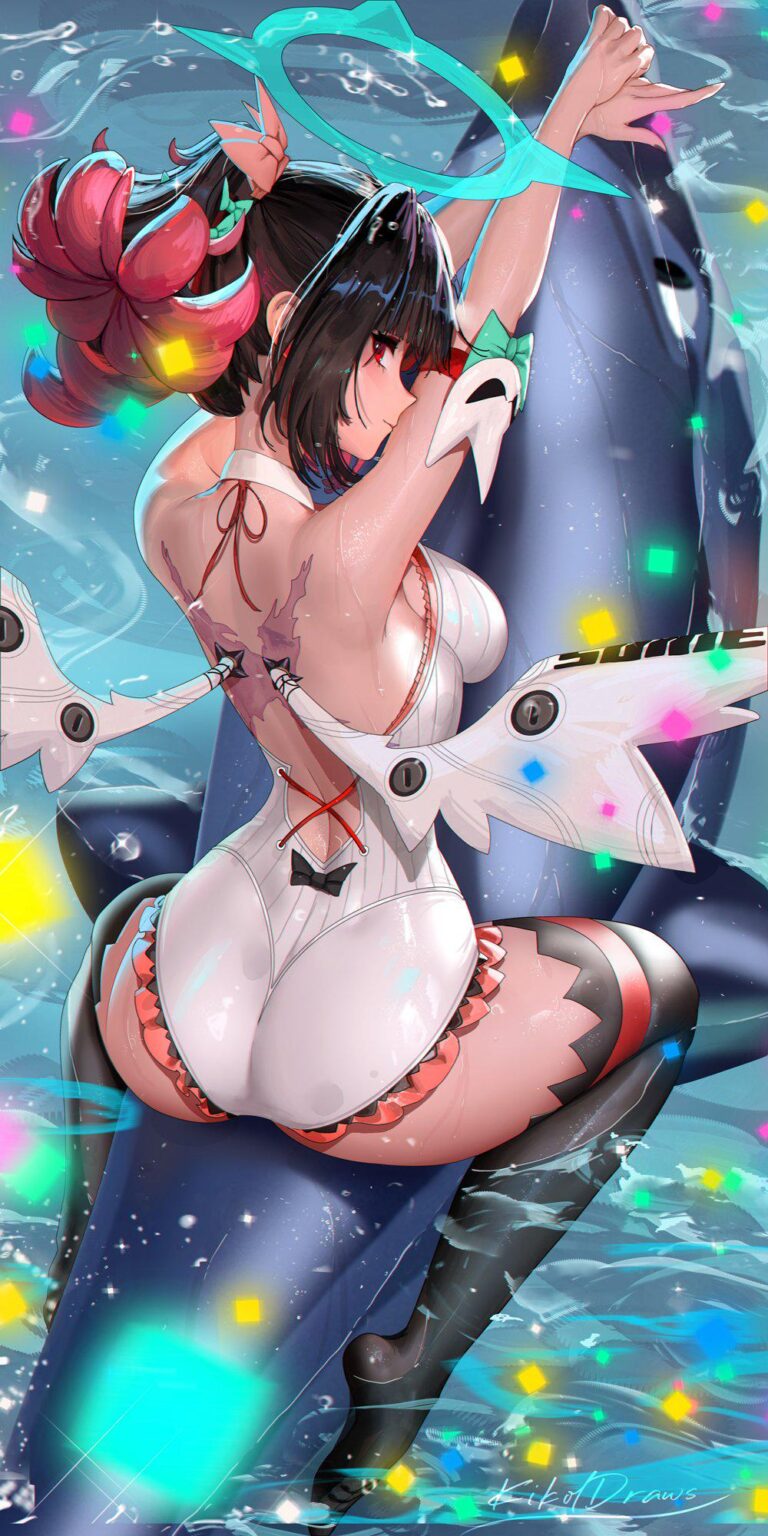 Nangong Yu 水着 (アート by Kikoldraws)