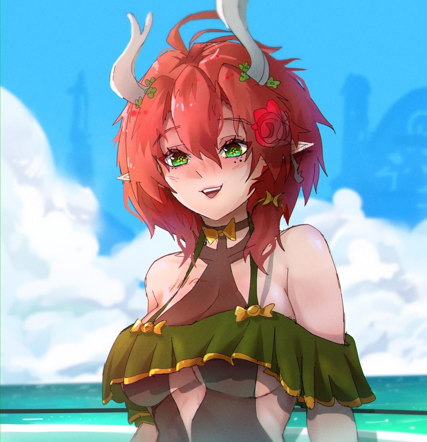 チャッコナビーチを描きました