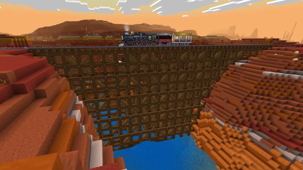 トレッスル橋がついに完成