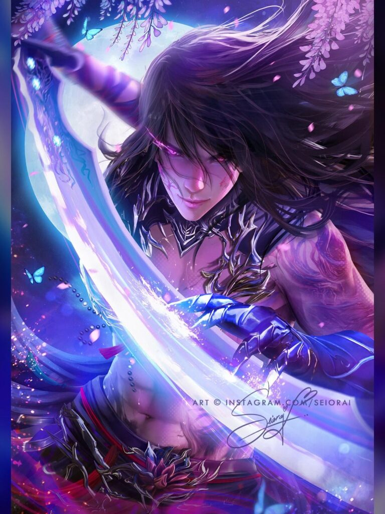 [FANART] (ついに) Caleb Netherlord のアートを描きました >:}