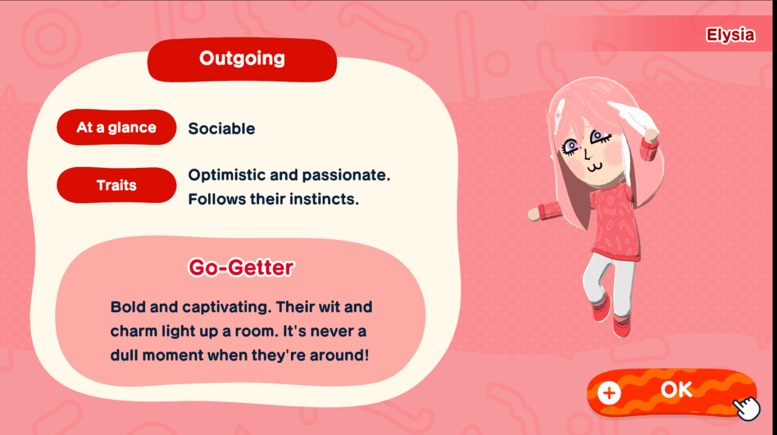 トモダチライフでエリシア作ってみた