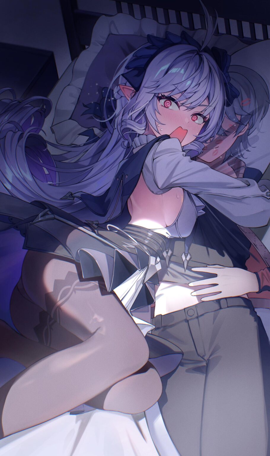 Vivian caught in the act (@もるどり)