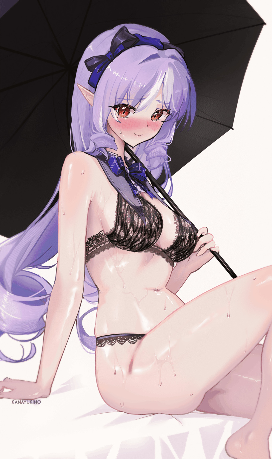 日焼けをするビビアン（雪乃かな）