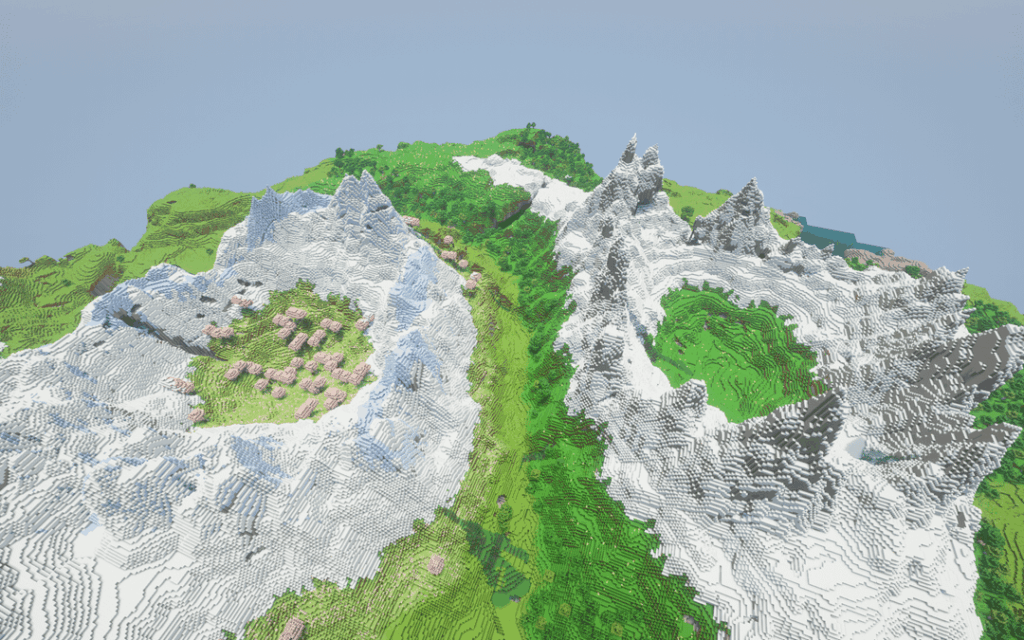 2 つの美しいマウンテン ボウルを組み込むことができます。