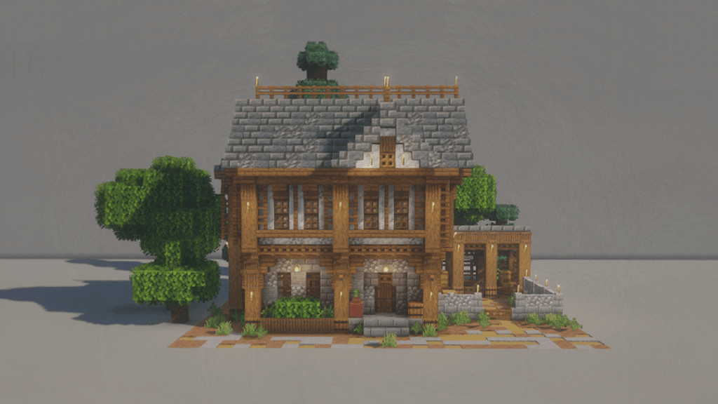 Farmer's Delight を使って中世の酒場/旅館を建てました