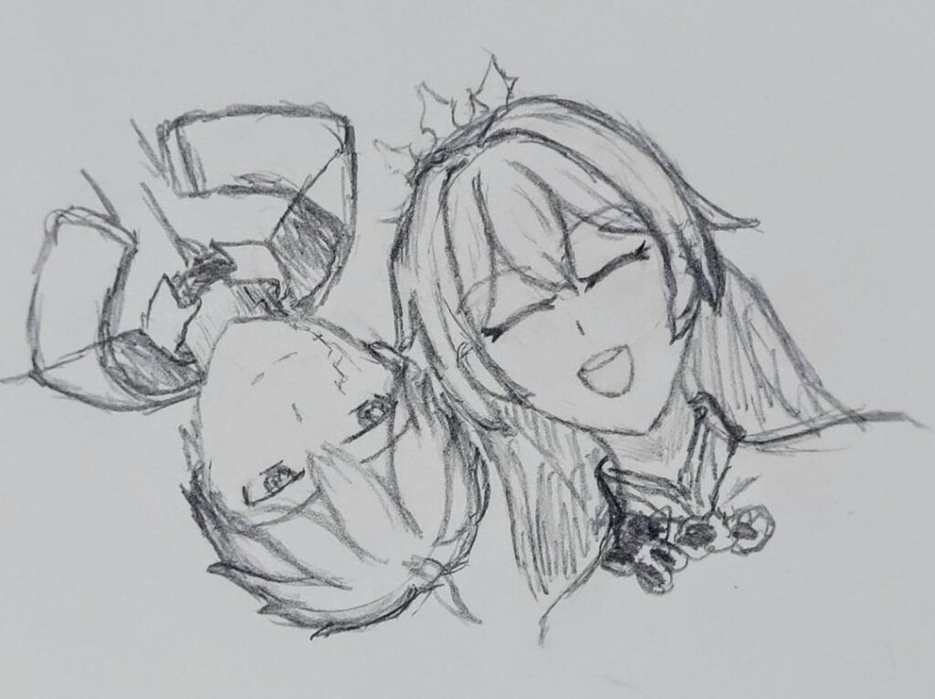 古いものと新しいものの絆（キアナとアダム）