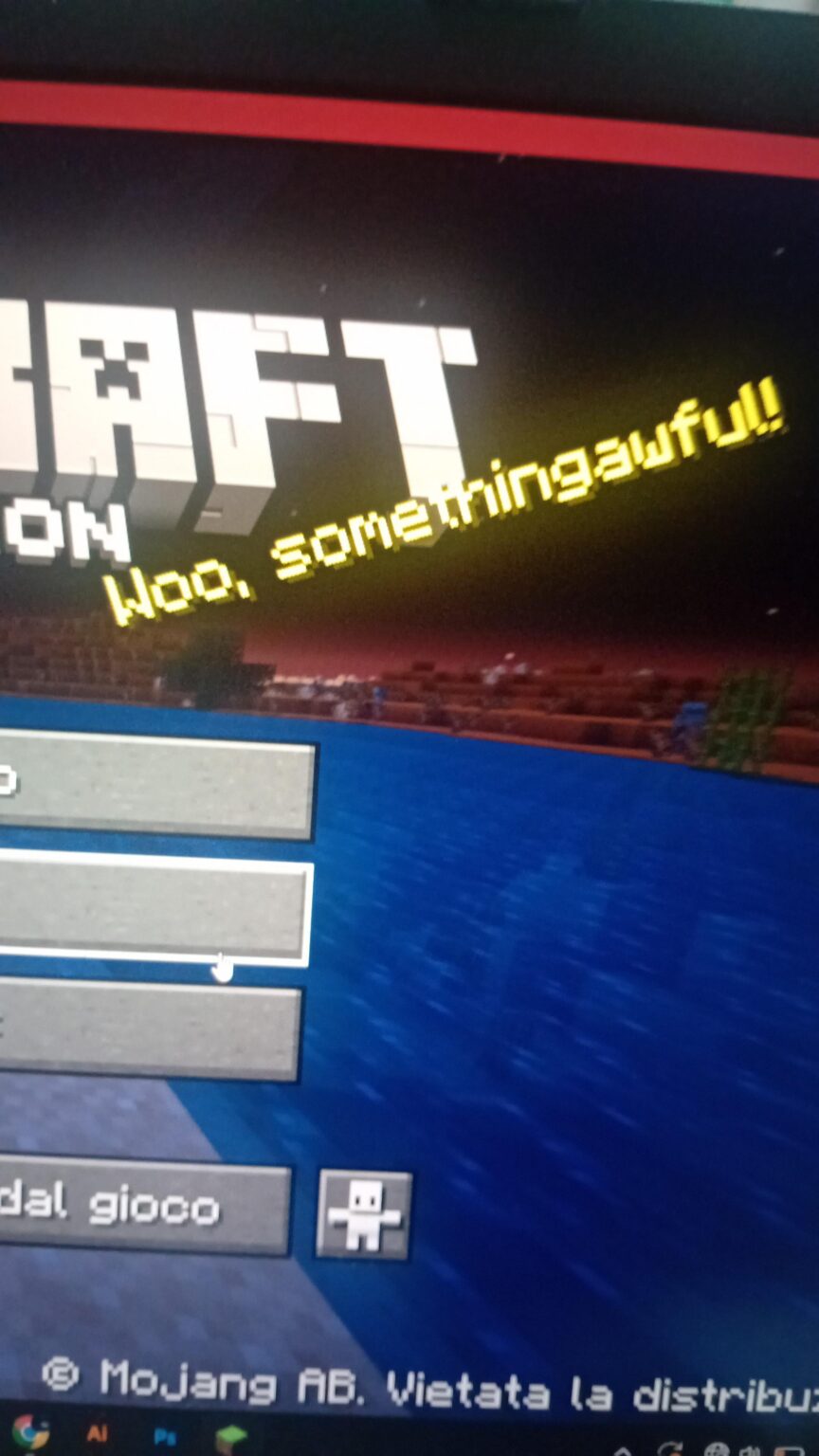 私の父は癌と診断されました。気を紛らわすためにMinecraftを開いたら、これが表示されました