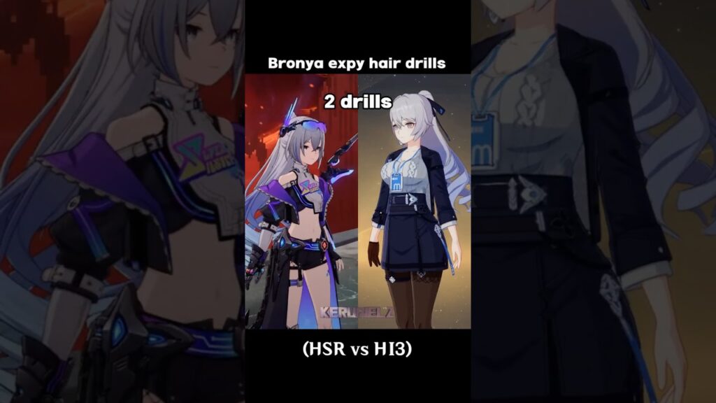 Silver Wolf & Bronya expy hair drills so far.. | Honkai Star Rail #honkaistarrail #hsr