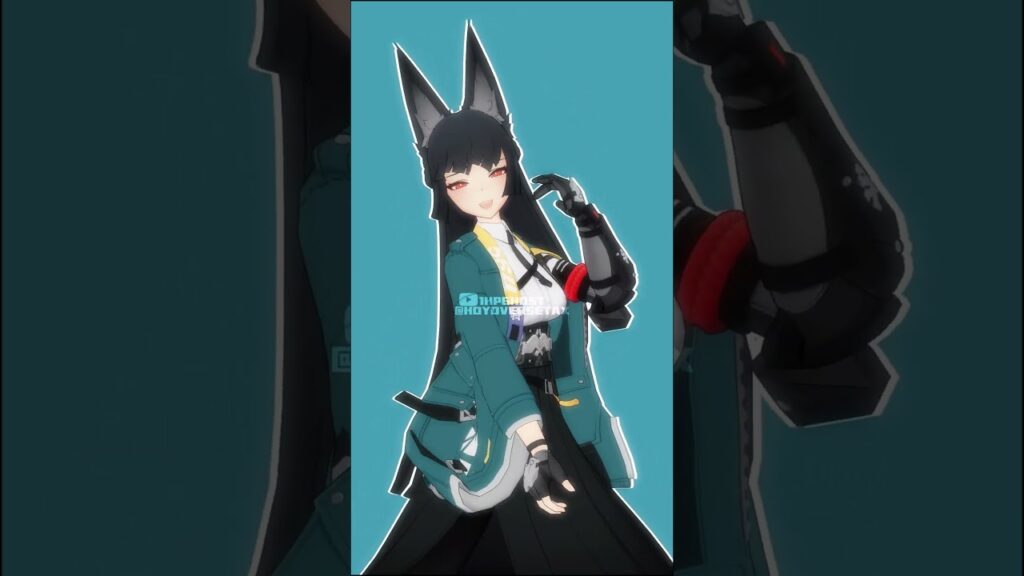 MIYABI  CATCH CATCH MY HEART WITH - YENA(최예나) - '캐치 캐치' 【ゼンレスゾーンゼロ:ZZZ MMD／4K／60FPS】#zzz #shorts