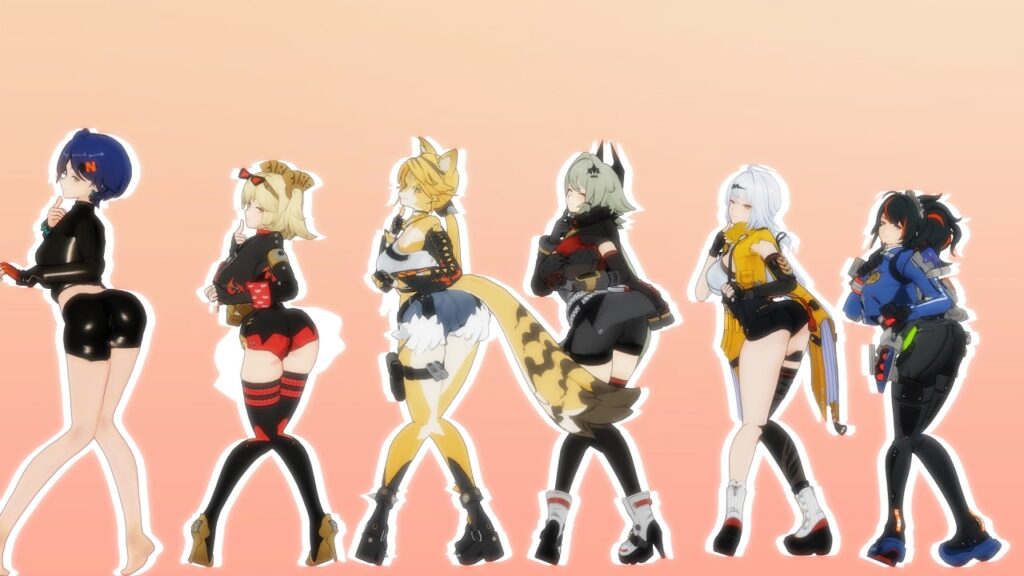 ZZZ MOMMIES SHAKE PART 6【ゼンレスゾーンゼロ:ZZZ MMD／4K／60FPS】 #zzz #shorts #belle #burnice #zenlesszonezero