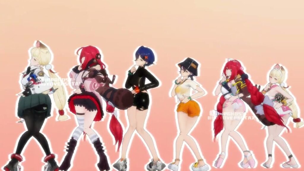 ZZZ VARIATION MOMMIES SHAKE PART 2【ゼンレスゾーンゼロ:ZZZ MMD／4K／60FPS】 #zenlesszonezero #shorts #belle