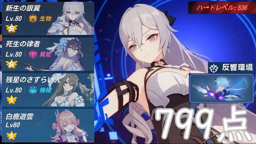 【崩壊3rd】超弦空間 紅蓮HL536 反響環境 侵蝕の律者 3799 解説付き
