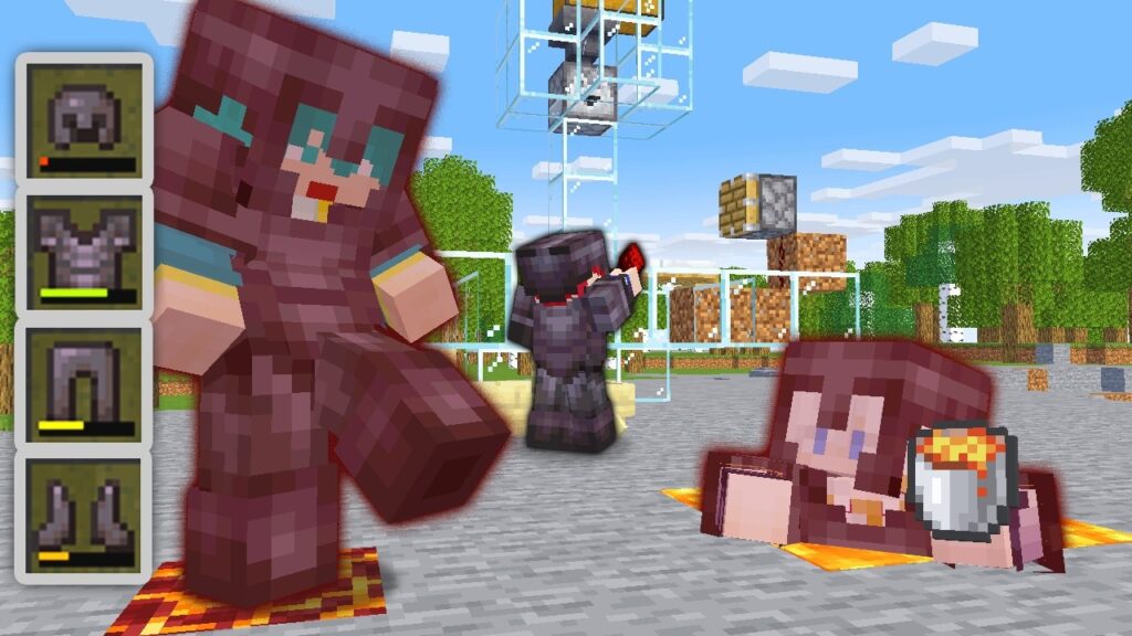 【マイクラ】束縛のネザライトフル、壊すまで終われません【マインクラフト】