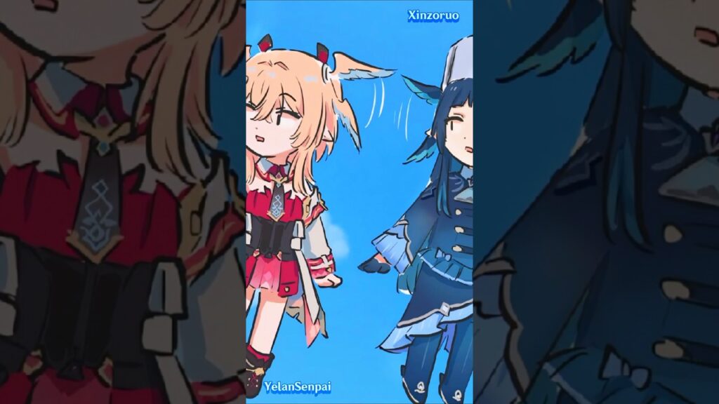 Robin And Sunday Joins Linnea,Celaeno And Columbina [ Genshin x Star Rail Comic ]