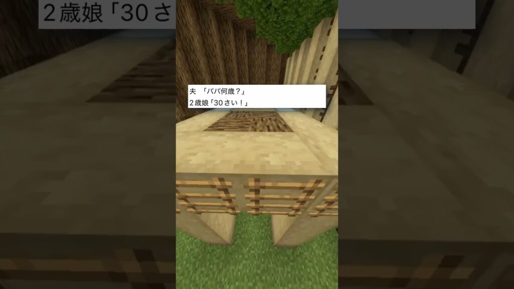 ママは何歳？ #マイクラ #マインクラフト #shorts