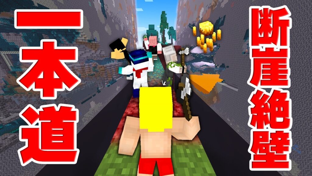 『断崖絶壁』の一本道を進んでエンドラ討伐!!【マイクラ】 『断崖絶壁』の一本道を進んでエンドラ討伐!!【マイクラ】
