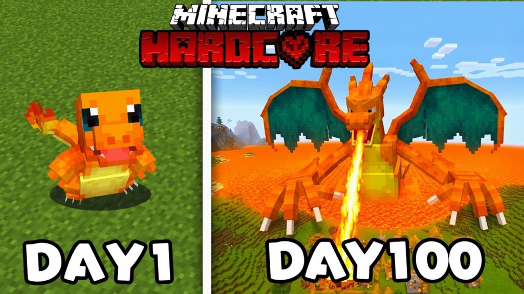 "ポケモン"に変身して生き残る世界【マイクラ】