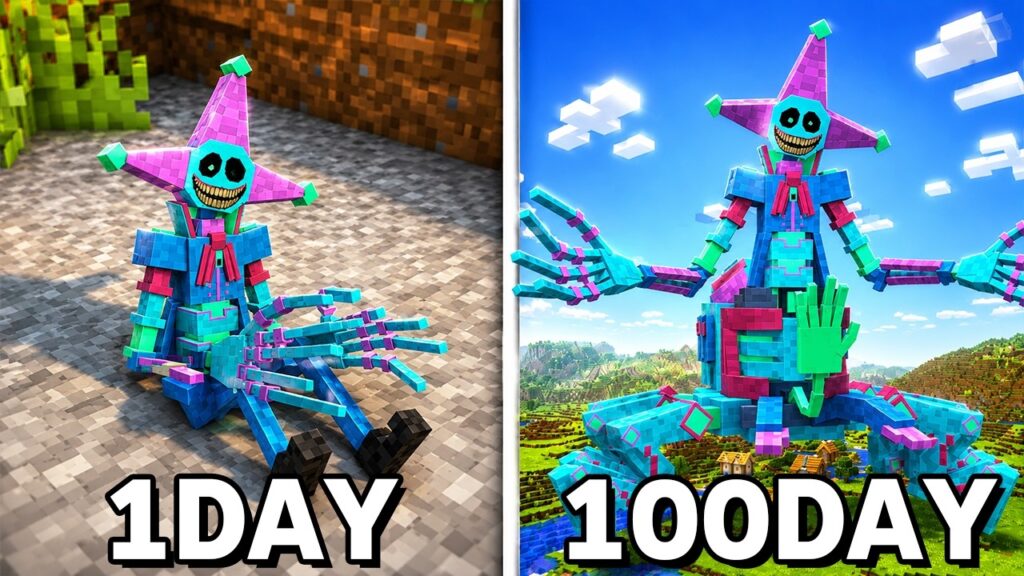 100日間ポピープレイタイムのキャラに変身して生き残る【 マイクラ / マインクラフト 】 100日間ポピープレイタイムのキャラに変身して生き残る【 マイクラ / マインクラフト 】