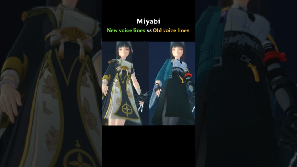 ZZZ Miyabi skin voice lines vs old voice lines #zenlesszonezero #ゼンレスゾーンゼロ #zzzero ZZZ Miyabi skin voice lines vs old voice lines #zenlesszonezero #ゼンレスゾーンゼロ #zzzero