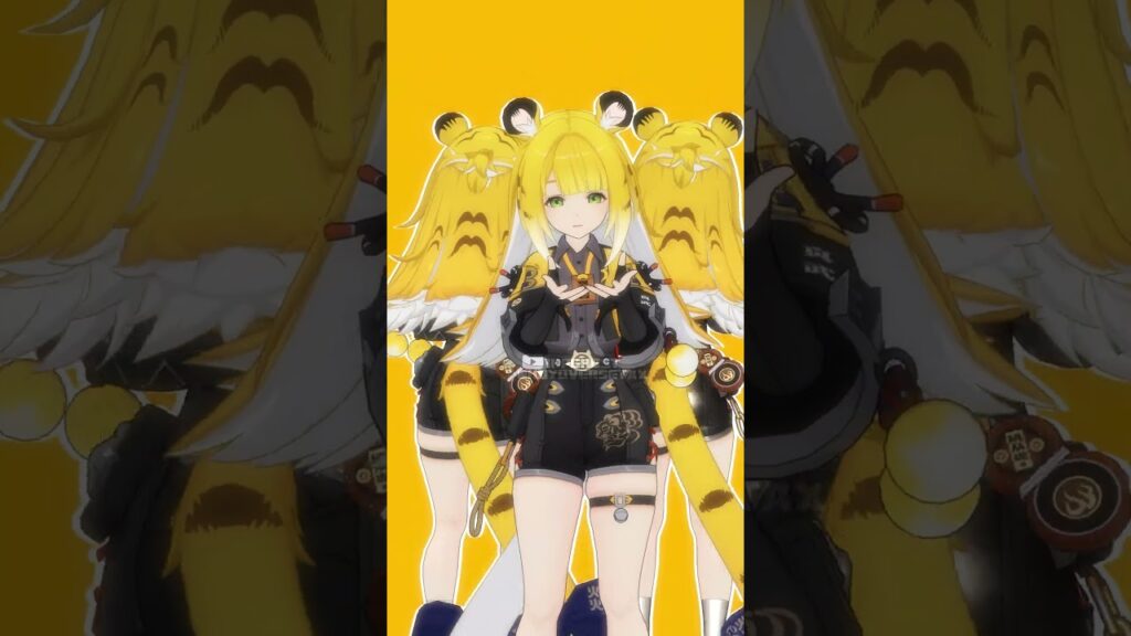 JUFUFU FULL BODY SWAY 【ゼンレスゾーンゼロ:ZZZ MMD／4K／60FPS】 #zzz #shorts #jufufu
