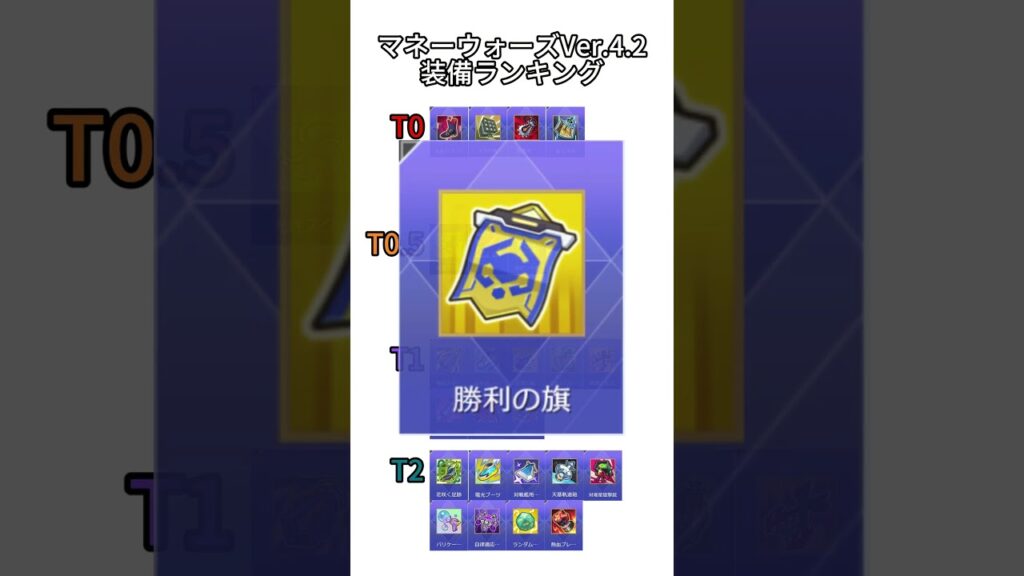 マネーウォーズVer.4.2装備ランキング   #hsrcaw#崩壊スターレイル #スタレ #崩スタ #honkaistarrail #starrail