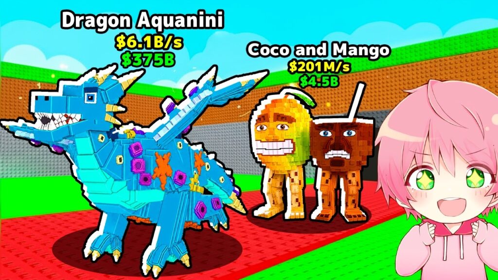 サマードラゴンを作るブレインロットを盗むロブロックス.. ☀️🌊【ROBLOX】